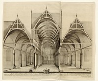 Interieur van de Oude Kerk te Amsterdam (1699 - 1704) by anonymous, Nicolaas Listingh, Nicolaas Listingh and Johannes Hudde