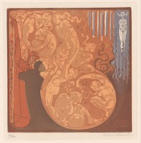 Droomachtig tafereel (1919) by Bernard Willem Wierink