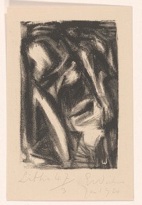 Abstracte compositie (1920) by Erich Wichmann