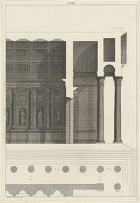 Ontwerp voor een gebouw met zuilengalerij (1719) by Bernard Picart and Bernard Picart