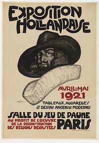 Affiche voor de Exposition Hollandaise te Parijs, 1921 (1921) by Willy Sluiter and Samuel Lankhout and Co