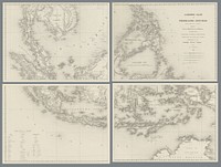 Kaart van Nederlands-Oost-Indië, deel rechtsboven (1847) by Franciscus Josephus Ensinck, W Beyerinck, J M Bruyn and J F W A Essers