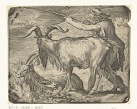 Jongen met geiten (1700 - 1800) by Hans Aarsen and Abraham Bloemaert