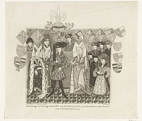Filips de Goede, hertog van Bourgondië, met gezelschap (1790 - 1791) by Jan Kobell I and Jan Kobell I