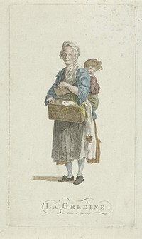 Vrouw en kind met cavia (1766 - 1833) by Jan Kobell I and Jacob Perkois