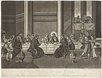 Bruiloft te Kana (1800 - 1840) by J Loots and J Pieterse