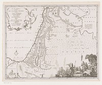 Kaart van het Koninkrijk Israël, 1758 (1758) by Otto Lindeman, Wilhelm Albert Bachiene, Abraham van Paddenburg and Gijsbert Tieme van Paddenburg