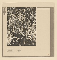 Compositie van lijnen (1919) by Erich Wichmann, De Volharding B V and De Hooge Brug