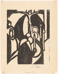Processie (c. 1915 - in or before 1919) by Else Berg