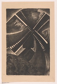 En beneden waren de menschen (1925) by Fré Cohen