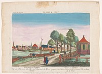 Gezicht op de stad Bremen gezien vanaf de westzijde (1755 - 1779) by Kaiserlich Franziskische Akademie, Johann Friedrich Leizelt, J H Grönninger and Jozef II Duits keizer