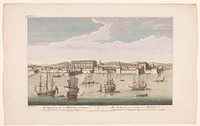 Gezicht op de stad Bombay (1754) by Robert Sayer, anonymous and I van Ryne