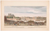 Gezicht op de stad Parijs gezien vanaf de Quai de Miramion (1749) by Robert Sayer, P Brookes, Nathaniel Parr and Jacques Rigaud