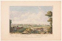 Gezicht op de stad Leith (1753) by Robert Sayer, Henry Overton II, Paul Sandby and Paul Sandby