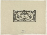 Kopvignet met palingen in 'Kunst en samenleving' (1927) by Gerrit Willem Dijsselhof and Scheltema and Holkema