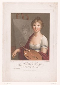 Schilderkunst (c. 1806) by Jacques Philippe Levilly, Felice Giani and Jacques Philippe Levilly