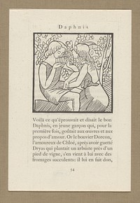 Daphnis speelt panfluit voor Chloé (1937) by Aristide Maillol