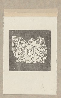 Daphnis en Chloë tijdens de oogst (1937) by Aristide Maillol