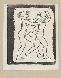 Daphnis achtervolgt Chloë (1937) by Aristide Maillol