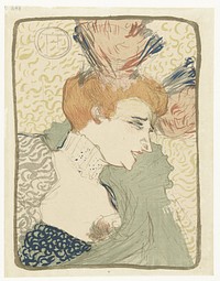 Portrait of the Music Hall Entertainer Marcelle Lender (1895) by Henri de Toulouse Lautrec, Ancourt H Stern and Pan tijdschrift