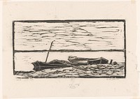 Twee boten in het water (1892 - 1951) by Janus de Winter