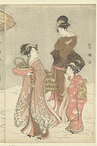 Sneeuwbal (1794 - 1798) by Toyokuni II  Utagawa and Izumiya Ichibei Kansendo
