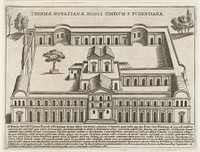 Thermae Novatianae te Rome (1612 - 1628) by Giacomo Lauro and Giacomo Mascardi