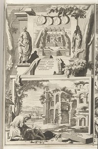 Thermen van Diocletianus (1704) by Jan Goeree, anonymous and François Halma