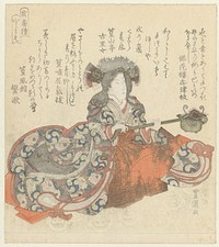 Tomoe Gozen (c. 1822 - c. 1828) by Utagawa Toyokuni I, Ginkarô Shizue, Kôzantei Furusatome, Kôshôi Kinuki and Kôfûkan Shigeuta
