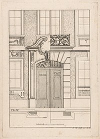 Deuromlijsting met balkon (1788) by Lukas Voch and Johann Martin Will