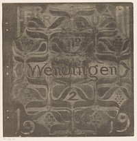Titelpagina voor: Wendingen, februari 1919 (1919) by Tom Poggenbeek