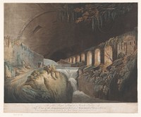 Gezicht op de ruïnes van de Villa Maecenas te Tivoli (1796) by Francis Jukes, Robert Freebairn, Francis Jukes, Robert Freebairn and August Frederik van Sussex hertog