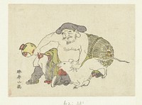 Daikoku and his Rat (1792) by Katsukawa Shunzan