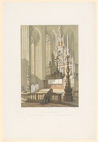 Altaar in de Sint-Martinusbasiliek te Halle (1852 - 1878) by François Stroobant, François Stroobant, Simonau and Toovey and Charles Muquardt