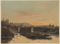 Gezicht op de omgeving van Batavia (1869) by Johan Conrad Greive, Abraham Salm and Frans Buffa en Zonen