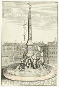 Vier Stromen Fontein (1664) by anonymous, Georg Andreas Böckler, Christoph Gerhard and Paul Fürst