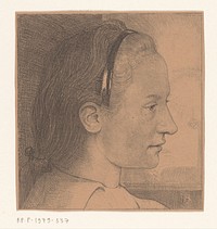 Portret van Heleen Burgers (1898) by Richard Nicolaüs Roland Holst