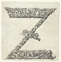 Letter Z (c. 1645 - c. 1650) by Jeremias Falck, Johann Christian Bierpfaf and anonymous