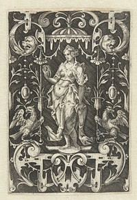 Vlakdecoratie met het Gezicht (1563 - 1633) by anonymous, Hieronymus Bang and anonymous