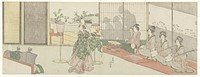 Dance Performance (c. 1800 - c. 1810) by Katsushika Hokusai