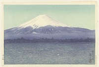 Het meer Kawaguchi (1937) by Watanabe Kako and Watanabe Shōzaburō