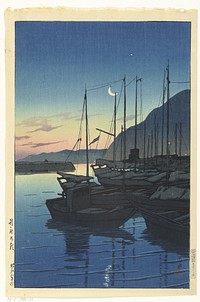 Ochtend in Beppu (1928) by Kawase Hasui and Watanabe Shōzaburō