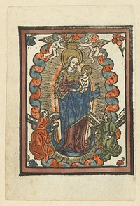 Madonna op de maansikkel (1490 - 1510) by anonymous