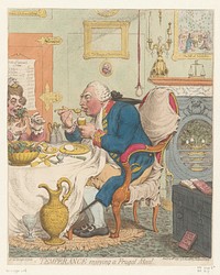 Spotprent op George III, 1792 (1792) by James Gillray, James Gillray and Hannah Humphrey