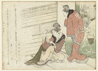 Two Women (1803) by Teisai Hokuba, Jakusôsha Hayanori and Teikinsha