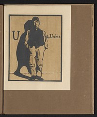 U for Urchin (1898) by William Nicholson and William Heinemann