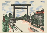 Kudan torii (1945) by Kawakami Sumio, Hirai Koichi and Uemura Masuro