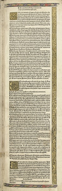 Cronica Cronicarum (...), blad 15 (1521) by anonymous, Jehan Petit, Jacques Ferrebouc and Frans I van Valois Angoulême koning van Frankrijk