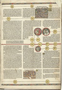 Cronica Cronicarum (...), blad 4 recto (1521) by anonymous, Jehan Petit and Jacques Ferrebouc