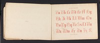 Alfabet in Gotiek (1855) by Pieter Wilhelmus van de Weijer, Pieter Wilhelmus van de Weijer and C van der Post II
